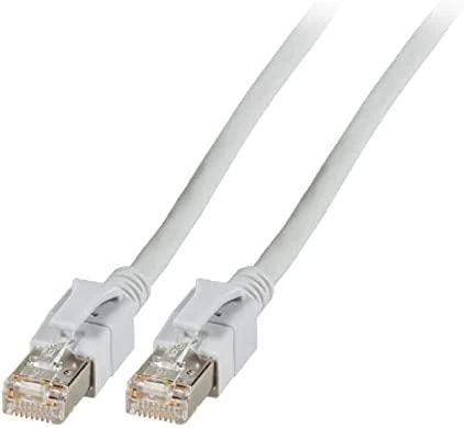 Efb Elektronik EFB EFB RJ45 Patchkabel S/FTP, Cat.6, VC LED, 1,00m, grau
