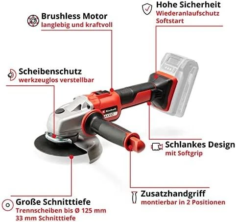 Šlifuoklio kampas EINHELL AXXIO Solo 4431140 (125 mm)