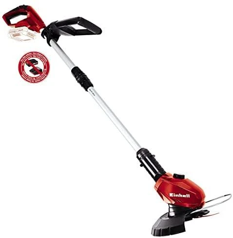 Akumuliatorinė žoliapjovė Einhell GE-CT 18 Li Power X-Change (240mm pjovimo plotis, 20 plastikinių peiliukų, be akumuliatoriaus ir kroviklio)
