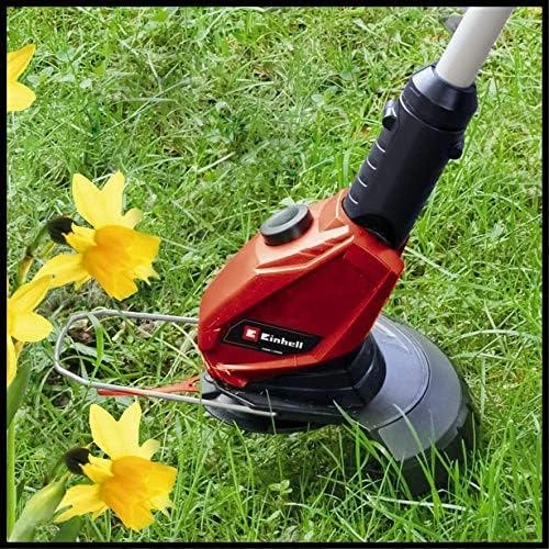 Akumuliatorinė žoliapjovė Einhell GE-CT 18 Li Power X-Change (240mm pjovimo plotis, 20 plastikinių peiliukų, be akumuliatoriaus ir kroviklio)