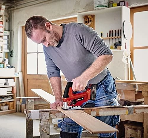 Einhell Akumuliatorinis siaurapjūklis TC-JS 18 Li be akumuliatoriaus ir kroviklio
