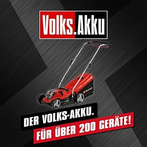 Einhell vejapjovė su akumuliatoriumi, 33 cm pjovimo plotis, 4,0 Ah baterija, automatinis valdymas