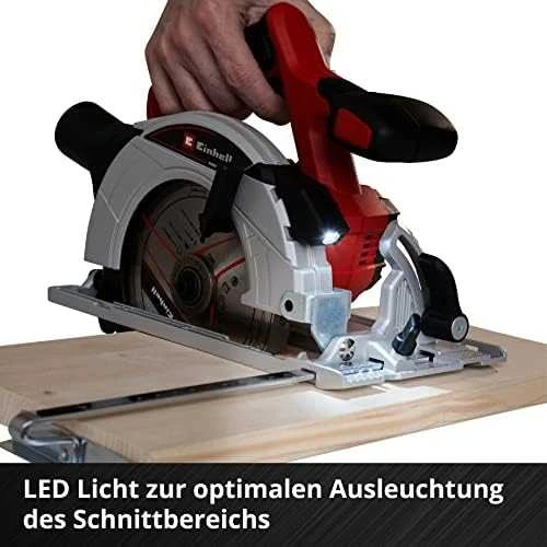 Einhell Akumuliatorinis diskinis pjūklas TE-CS 18/165-1 Li be akumuliatoriaus ir kroviklio