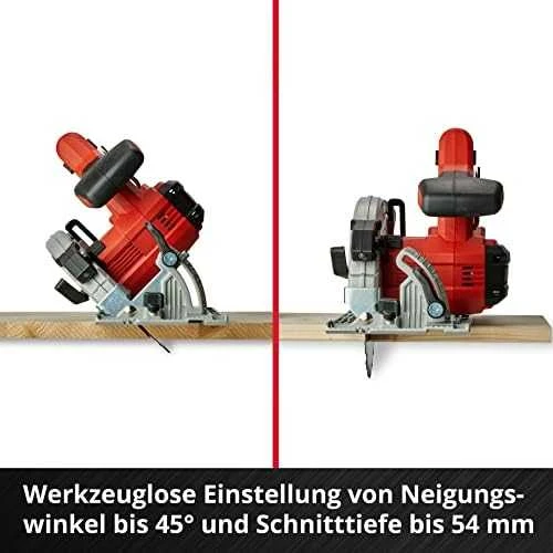 Einhell Akumuliatorinis diskinis pjūklas TE-CS 18/165-1 Li be akumuliatoriaus ir kroviklio