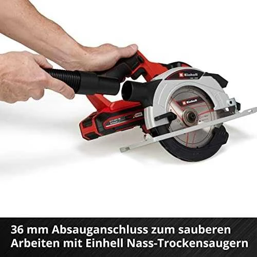 Einhell Akumuliatorinis diskinis pjūklas TE-CS 18/165-1 Li be akumuliatoriaus ir kroviklio