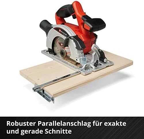 Einhell Akumuliatorinis diskinis pjūklas TE-CS 18/165-1 Li be akumuliatoriaus ir kroviklio