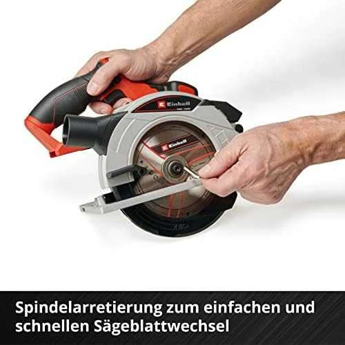 Einhell Akumuliatorinis diskinis pjūklas TE-CS 18/165-1 Li be akumuliatoriaus ir kroviklio
