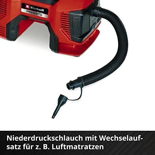 Belaidis Kompresorius - Einhell PRESSITO 18/21 10.5 Bar Raudonas/Juodas