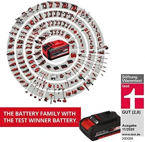 Einhell Power X-Change akumuliatorių sistema ir įrankių suderinamumas