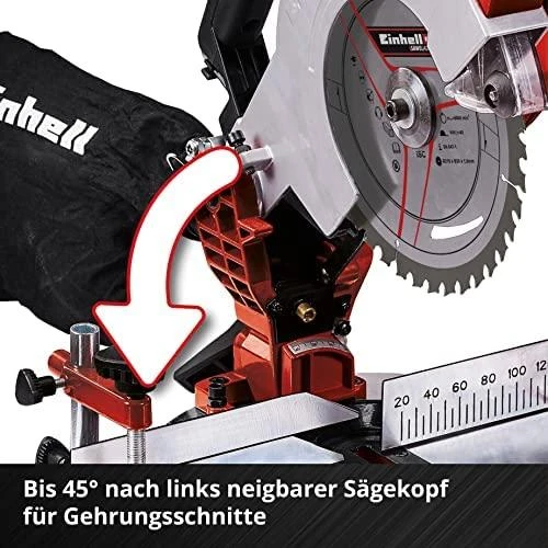 Pjūklas apskritas EINHELL TE-MS 18/210 Li Solo 4300890 (2100 W, 210 mm)