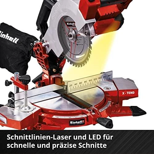 Pjūklas apskritas EINHELL TE-MS 18/210 Li Solo 4300890 (2100 W, 210 mm)