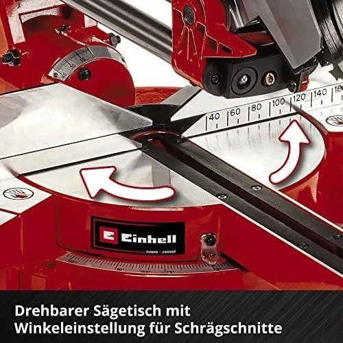 Skersinio pjovimo staklės Einhell TE-SM 36/210 Li - Solo; 2x18 V (be akumuliatoriaus ir pakrovėjo)