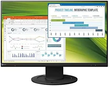 Monitorius EIZO FlexScan EV2360-BK LED ekranas 57,1 cm (22.5") 1920 x 1200 pikseliai WUXGA Juoda
