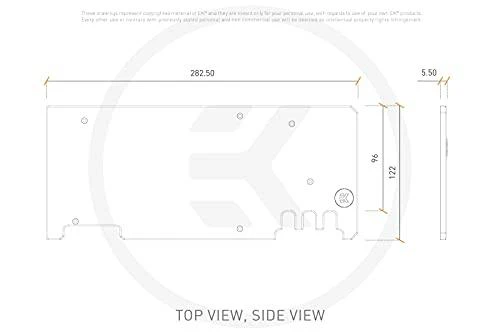 EK-Quantum Vector Xtreme nugarėlės techninis brėžinys