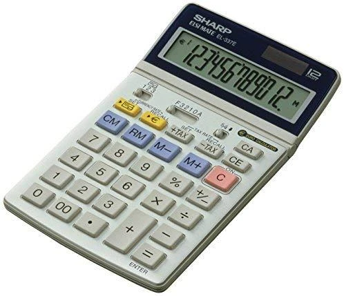 Skaičiuotuvas Sharp SH-EL337C, sidabro spalvos