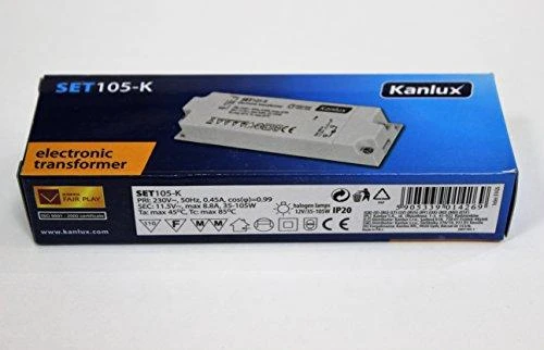Kanlux halogenų tiekimas 20-105W 240V 11.5V SET105-K (01426)
