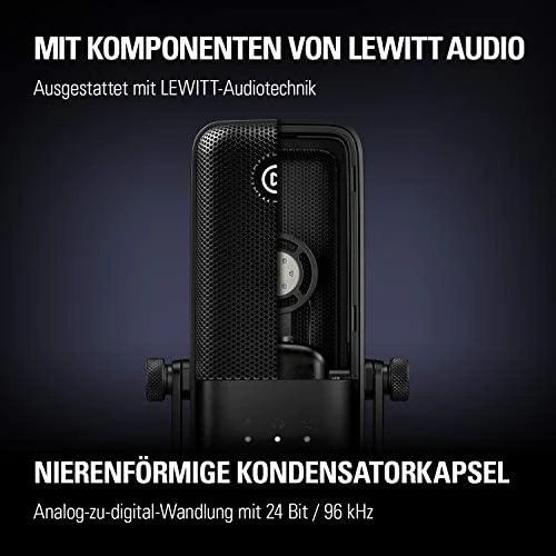Kondensatorinis transliavimo mikrofonas Elgato Wave:3
