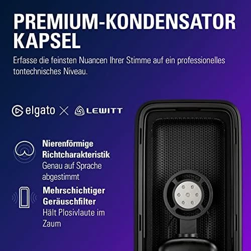 Kondensatorinis transliavimo mikrofonas Elgato Wave:3