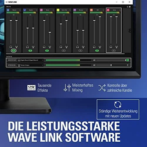Kondensatorinis transliavimo mikrofonas Elgato Wave:3