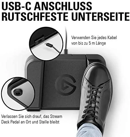 Elgato Stream Deck Pedal, Juoda