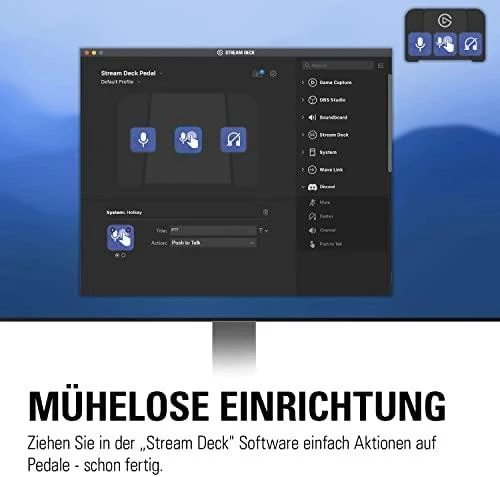 Elgato Stream Deck Pedal, Juoda
