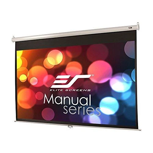 Elite Screens | Manual Series | M100UWH | Įstrižainė 100" | 16:9 | Matomo vaizdo plotis (W) 221 cm | Juodas