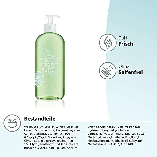 Elizabeth Arden Žalias Tea Energizing Bath & Dušo želė dušo želė, 500 ml