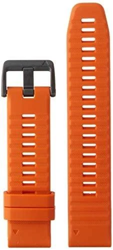 Išmaniojo laikrodžio Garmin greitai atsegamas, silikoninis dirželis, Oranžinės spalvos, 22mm
