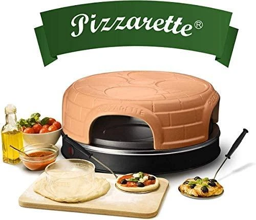 EMO Emerio Pizzarette picos keptuvė / kepsninė 1 pica(os / ų) 1100 W Juoda, Ruda