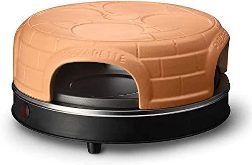 EMO Emerio Pizzarette picos keptuvė / kepsninė 1 pica(os / ų) 1100 W Juoda, Ruda