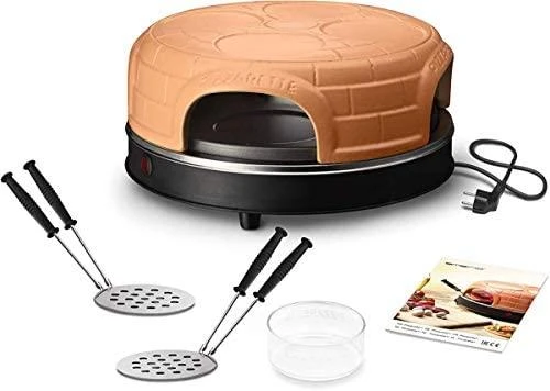 EMO Emerio Pizzarette picos keptuvė / kepsninė 1 pica(os / ų) 1100 W Juoda, Ruda