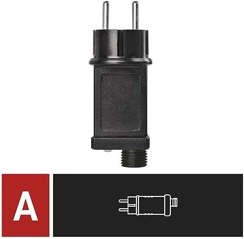 LED šviesos girliandų EMOS CONNECTING matinimo šaltinis, 30Vdc, 12W, su laikmačiu