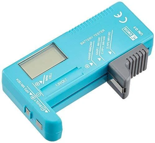 Emos Tester baterijos D / R20 C / R14 CR123 AA / R6 AAA / R03 1 vnt.