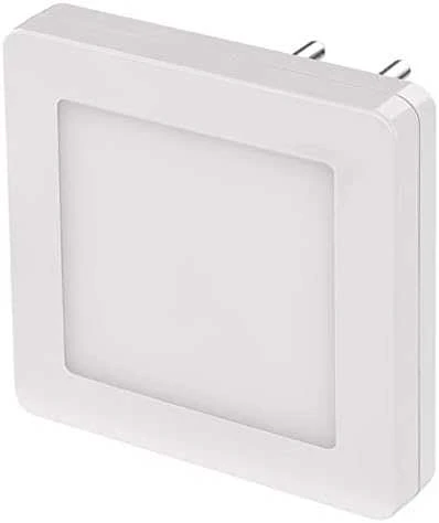 Sieninis šviestuvas Emos Emos P3316 LED naktinė lempa 230 V lizdui su jutikliu