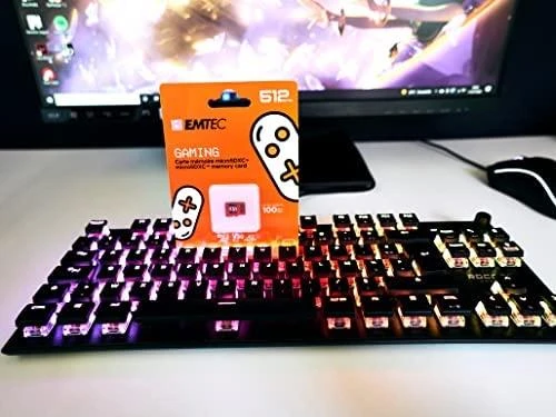 Emtec 512GB atminties kortelė su RGB klaviatūra