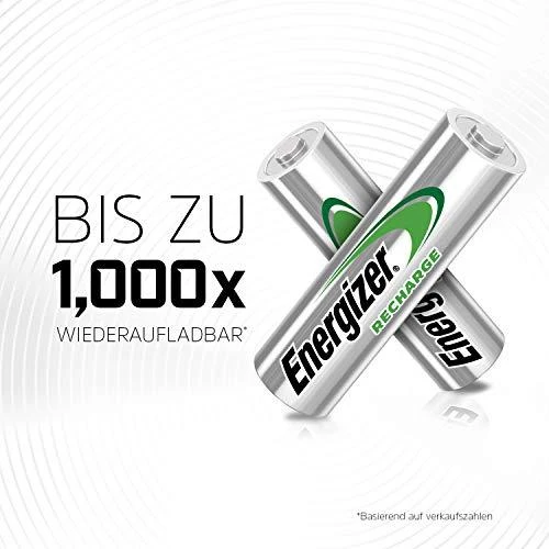 Energizer Accu Įkraunami Elementai AA R6 2000mAh NiMH 1.2V 4vnt
