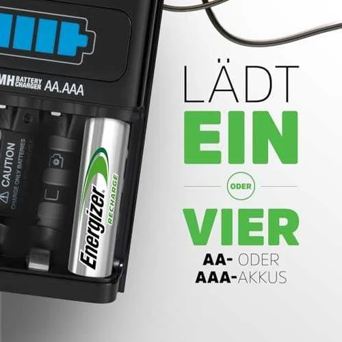Energizer ACCU Recharge 1 Hour Baterijų įkroviklis