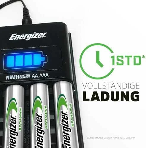 Energizer ACCU Recharge 1 Hour Baterijų įkroviklis
