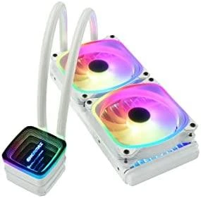 Enermax ELC-AQFA240-SQA-W Kompiuterio aušinimo sistema Procesorius Aušinimo skysčiu rinkinys 12 cm Balta 1 vnt