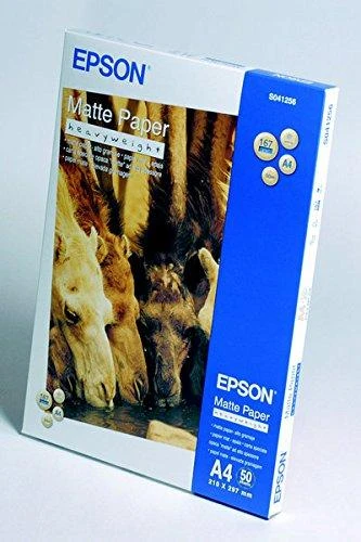 Epson matinis popierius, didelis svoris, DIN A4, 167 g/m², 50 lapų
