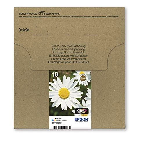 Epson 18 Multipack Ink cartridge, Juodas, žalsvai mėlyna, purpurinė, geltona