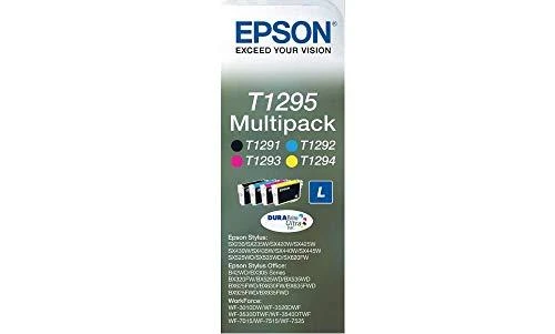 Epson Multipack 4-colours T1295 DURABrite Ultra | Ink Cartridge | Juodas, Cyan, Magenta, Geltona