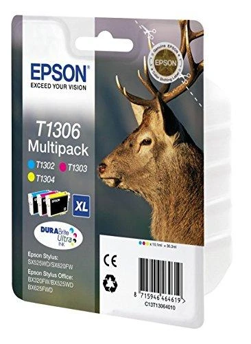 Rinkinys Epson T1306 MultiPack | Stylus SX525WD / BX305F / BX320FW / BX625FWD