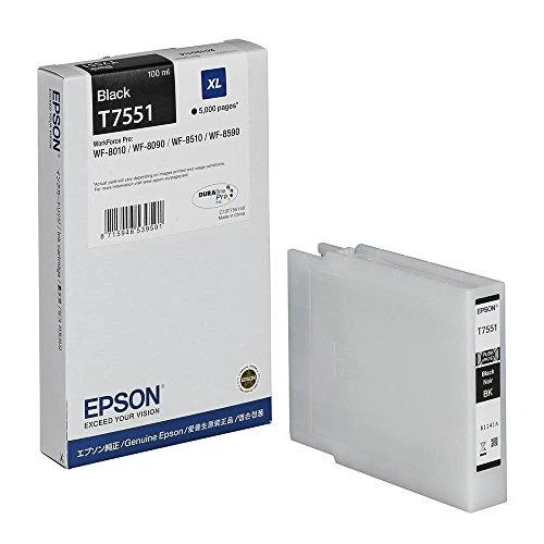 Epson T7551 XL | Ink Cartridge | Juodas