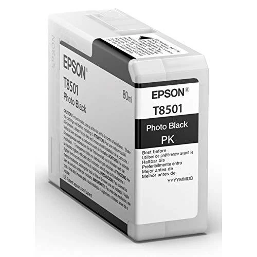 Epson T8501 | Ink Cartridge | Juodas