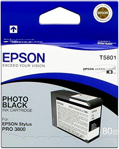 Epson rašalo kasetė Photo Juodas T580100