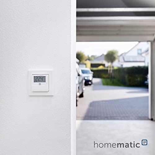 HomeMatic IP Homematic IP temperatūros ir drėgmės jutiklis su ekranu - baltas - viduje