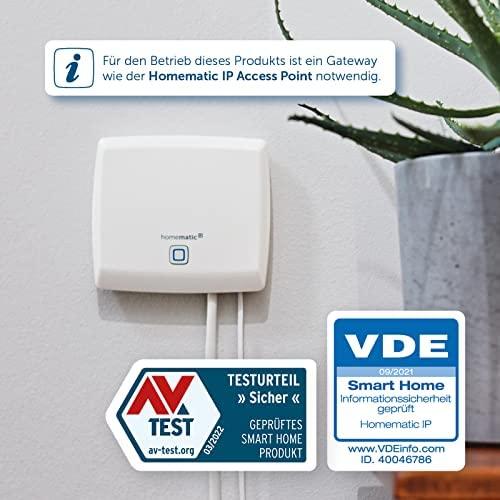 HomeMatic IP Homematic IP temperatūros ir drėgmės jutiklis su ekranu - baltas - viduje