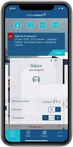 HomeMatic IP Homatical IP langų ir durų kontaktas su magnetu