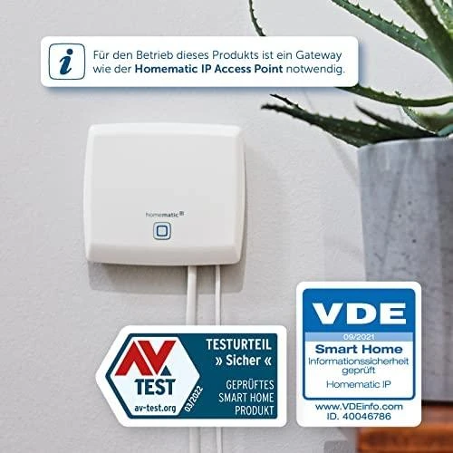 Homematic IP Radiator Thermostat Compact-2 baltas